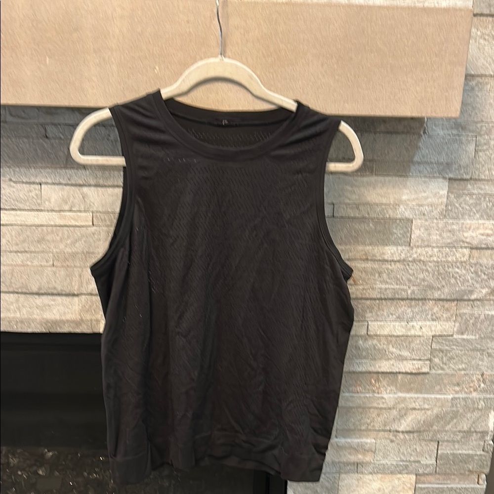 Lululemon Athletica Black Sleeveless Muscle Tee